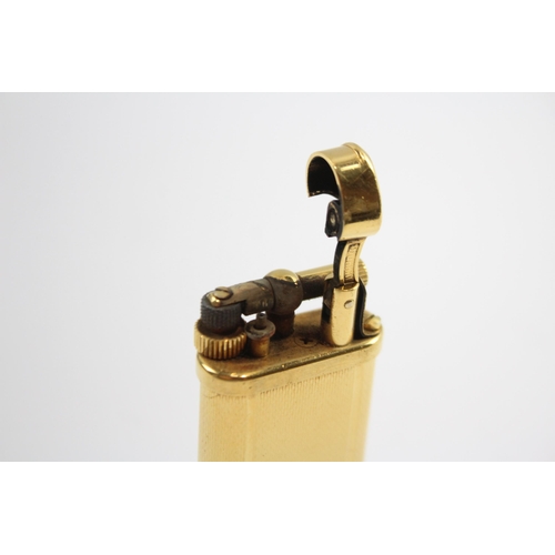 274 - DUNHILL Unique Gold Plated Lift Arm Cigarette Lighter (70g)