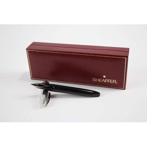 295 - Vintage SHEAFFER Imperial PFM Pen For Men Black Fountain Pen WRITING Boxed