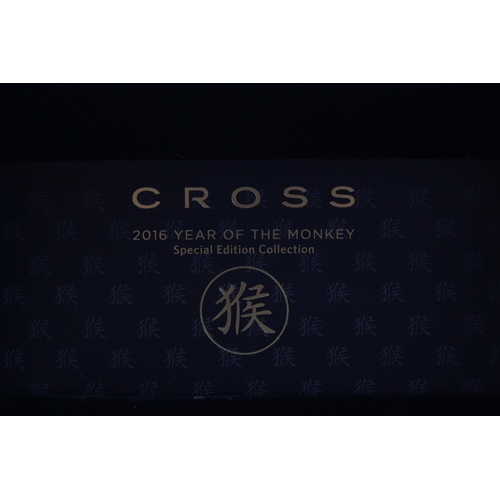 331 - Cross 2016 Special Edition Year of the Monkey Ballpoint Pen /  Biro Writing Box