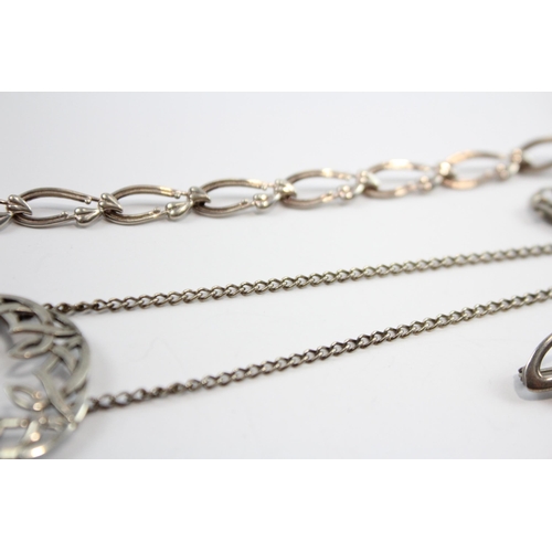 174 - A Collection Of Silver Scottish Design Jewellery Including Ola Gorie