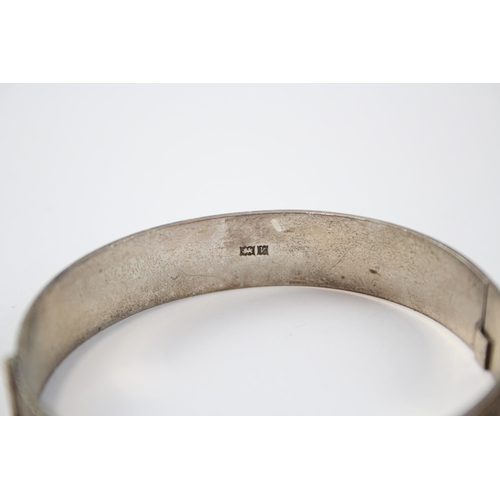 190 - A Collection Of Silver Bracelets Including Engraved Designs