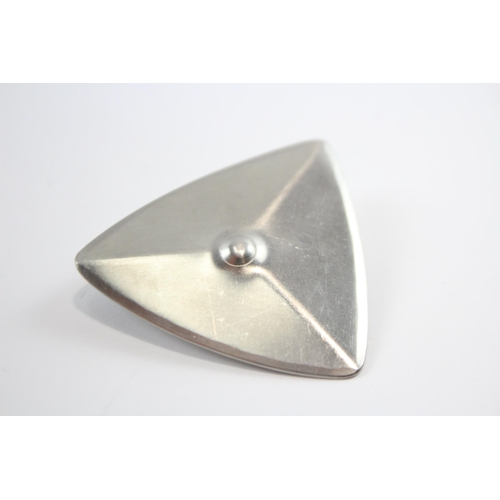 212 - A Collection Of Pewter Jewellery Including Jorgen Jensen