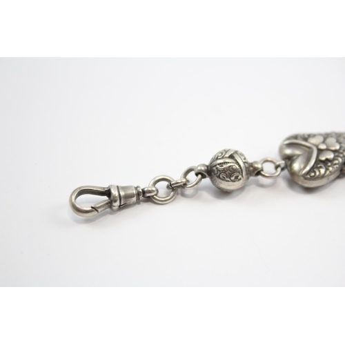 223 - Silver Antique Watch Chain