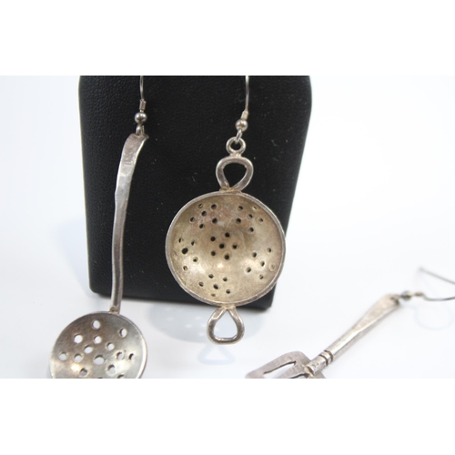 226 - Three Kitchenware Styled Earrings