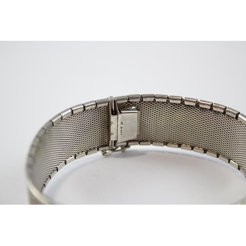 232 - Two Silver Engraved Panel Bracelets