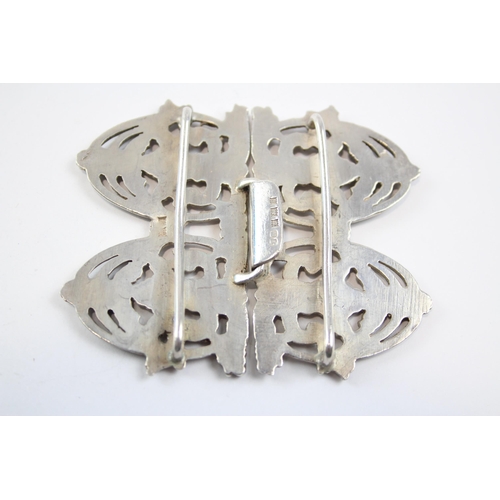 272 - .925 Sterling Silver Belt Buckle