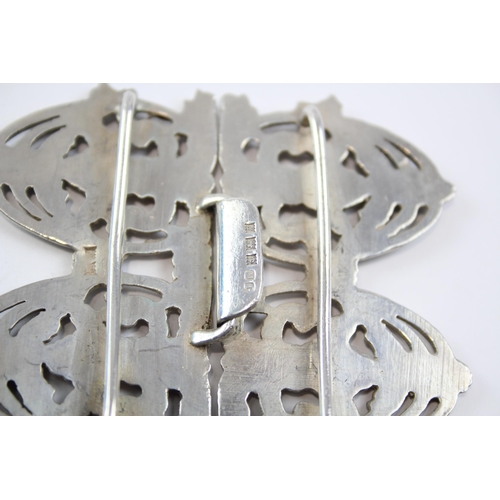 272 - .925 Sterling Silver Belt Buckle