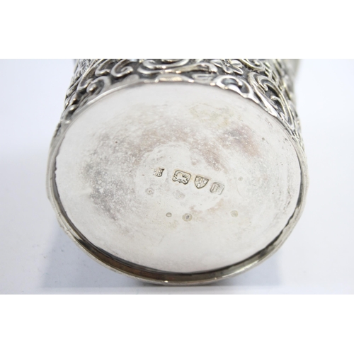 274 - Antique Victorian Hallmarked 1898 Chester Sterling Silver Vanity Box / Jar 106g