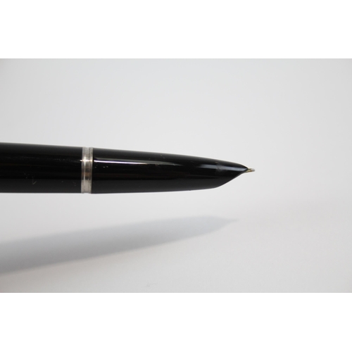 310 - Vintage PARKER 51 Black FOUNTAIN PEN w/ Brushed Steel Cap, Pencil, Original Box