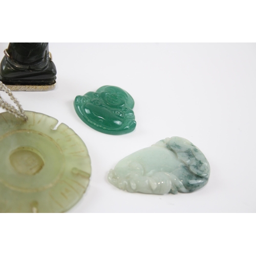 316 - A Collection Of Oriental Jewellery Including Jade (140g)