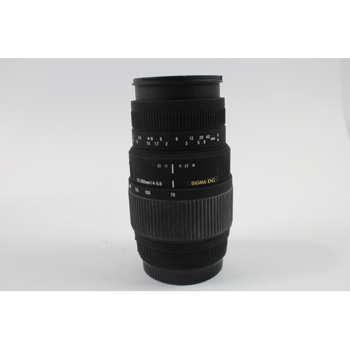 327 - Sigma DG 70-300mm F/4-5.6 Auto Focus CAMERA LENS For Canon DSLR WORKING