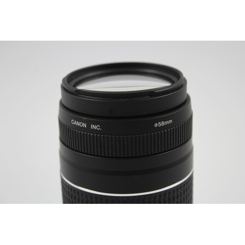 338 - Canon EF Ultrasonic 75-300mm F/4-5.6 III USM Auto Focus CAMERA LENS - WORKING