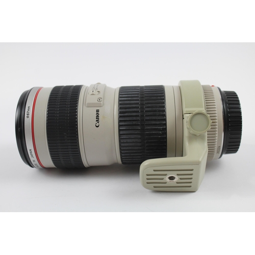 346 - Canon EF Ultrasonic 70-200mm F/4 L USM Auto Focus CAMERA LENS - WORKING