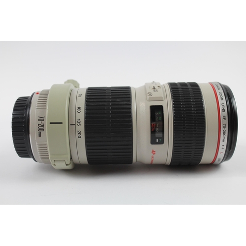 346 - Canon EF Ultrasonic 70-200mm F/4 L USM Auto Focus CAMERA LENS - WORKING