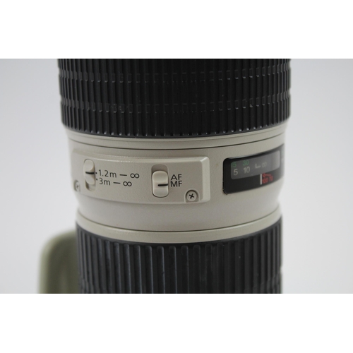 346 - Canon EF Ultrasonic 70-200mm F/4 L USM Auto Focus CAMERA LENS - WORKING