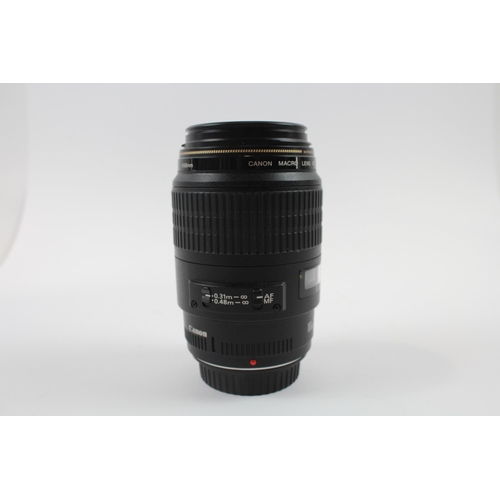 350 - Canon EF Ultrasonic 100mm F/2.8 USM Auto Focus CAMERA LENS - WORKING