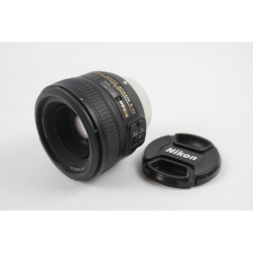 355 - Nikon AF-S Nikkor 50mm F/1.8 G Auto Focus CAMERA LENS - WORKING