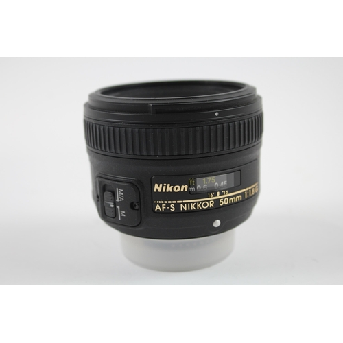 355 - Nikon AF-S Nikkor 50mm F/1.8 G Auto Focus CAMERA LENS - WORKING