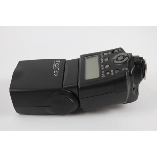 356 - Canon Speedlite 430EX II Electronic FLASH GUN No. H47010 WORKING