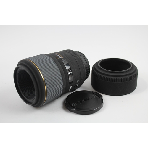 359 - Sigma EX 105mm F/2.8 DG Macro Auto Focus CAMERA LENS For Canon DSLR WORKING