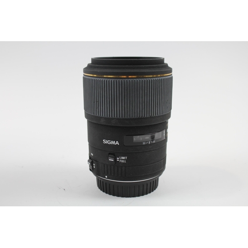 359 - Sigma EX 105mm F/2.8 DG Macro Auto Focus CAMERA LENS For Canon DSLR WORKING