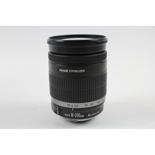 371 - Canon EF-S 18-200mm F/3.5-5.6 IS Auto Focus CAMERA LENS - WORKING