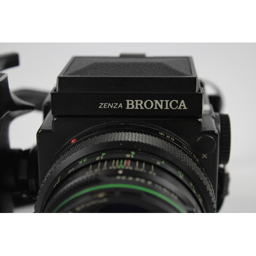 375 - Zenza Bronica ETRS Medium Format FILM CAMERA SET w/ Zenzanon 75mm Lens WORKING