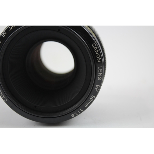 377 - Canon EF 50mm F/1.8 Auto Focus CAMERA LENS - WORKING