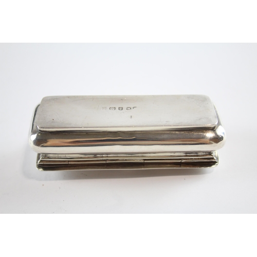 389 - Antique Edwardian Hallmarked 1902 Birmingham Sterling Silver Trinket Box (43g)