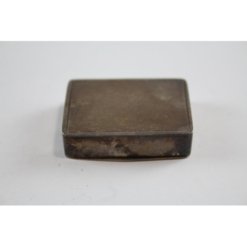 406 - Vintage Hallmarked 1951 Birmingham Sterling Silver Snuff Box (27g)