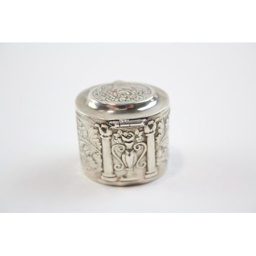 425 - Vintage 1995 Birmingham Import Sterling Silver Opium Style Trinket Box (15g)