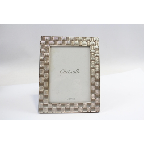 441 - CHRISTOFLE Stamped .925 Sterling Silver Medium Photograph Frame (390g)