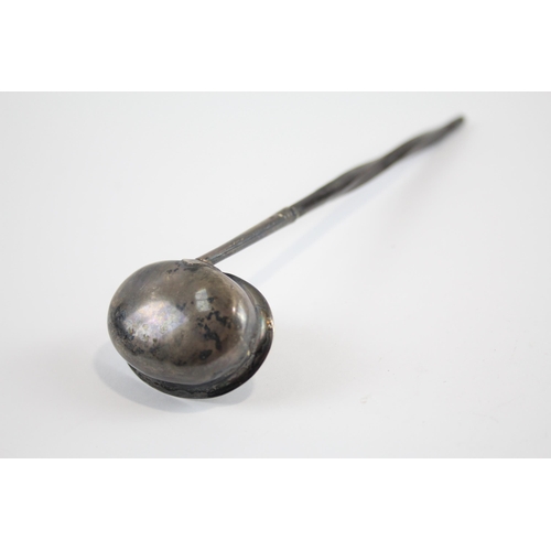 457 - Antique Georgian Hallmarked London Sterling Silver Small Ladle w/ Baleen (12g)