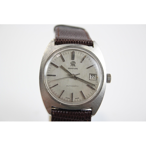 470 - MARVIN Men's Vintage WRISTWATCH Automatic WORKING C.1970s