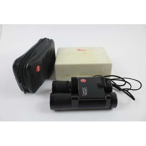 335 - Leica Trinovid 10x25 BC Compact BINOCULARS w/ Original Box & Case WORKING