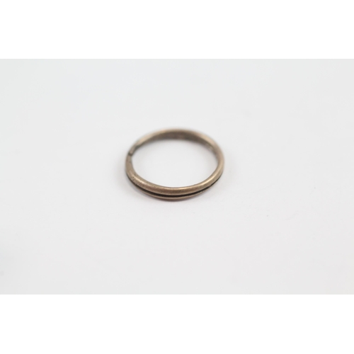 138 - 6ct Gold Antique Split Ring (0.5G)