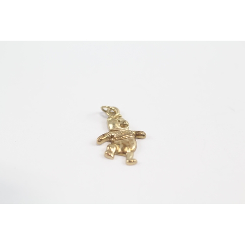 150 - 3 X 9ct Gold Vintage Winnie-The-Pooh, Piglet, And Tigger Disney Charms (2g)