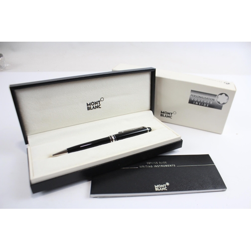 480 - MONTBLANC Meisterstuck Black Ballpoint Pen / Biro WRITING Original Box