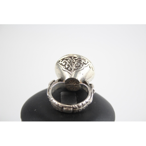 208 - Antique silver seal ring (29g)