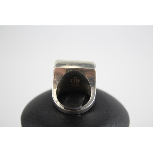 267 - Silver minimalist ring by Danish maker Georg Jensen (11g)