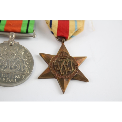 293 - WW2 - E.RII Army Medal Group Inc. Africa Star Etc. Long Service Named 1157647