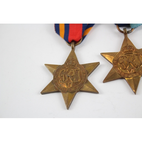 294 - WW2 Burma Star GV.1 Territorial Medal Group Territorial Named 925134 Gnr J.J.