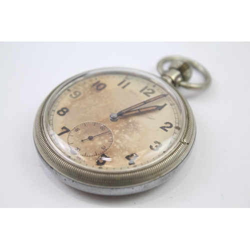 311 - GS/TP Military Issued Men's WWII Era POCKET WATCH Hand-wind WORKING