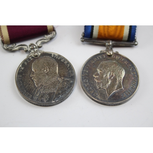 429 - 2 x WW1 GV Medals including War Medal and GV Long Service.  Long Service Named 22724 Sgt W. Watts R.... 