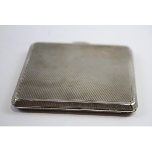 430 - Vintage Hallmarked 1938 Birmingham STERLING SILVER Cigarette Case 92g