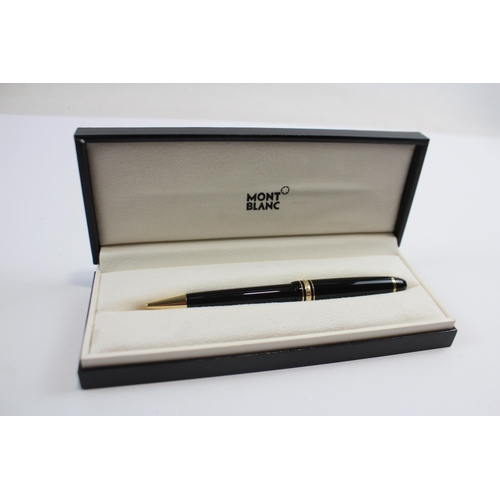 471 - MONTBLANC Meisterstuck Black Ballpoint Pen / Biro WRITING Original Box