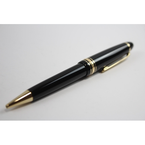 471 - MONTBLANC Meisterstuck Black Ballpoint Pen / Biro WRITING Original Box