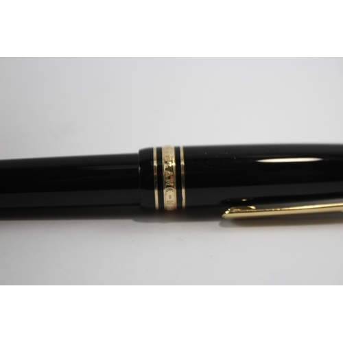 471 - MONTBLANC Meisterstuck Black Ballpoint Pen / Biro WRITING Original Box