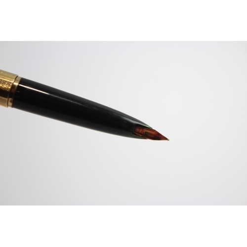 474 - Vintage Sheaffer Lady Sheaffer Gold Plated Fountain Pen w/ 14ct Nib WRITING