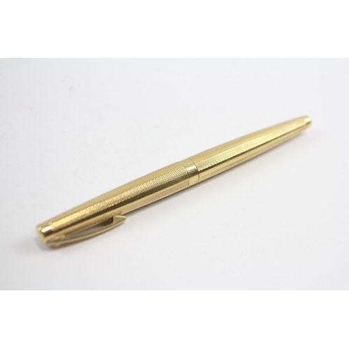 474 - Vintage Sheaffer Lady Sheaffer Gold Plated Fountain Pen w/ 14ct Nib WRITING